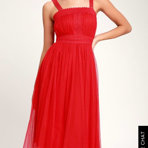 Lulu’s Red Dress - Picture 1 of 3